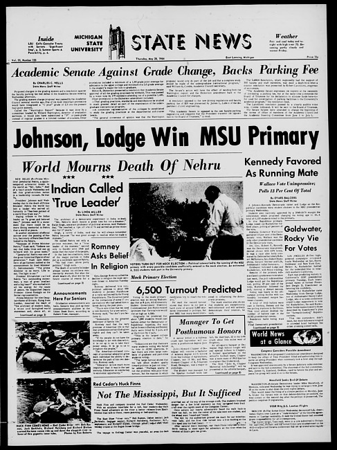 State news. (1964 May 28)