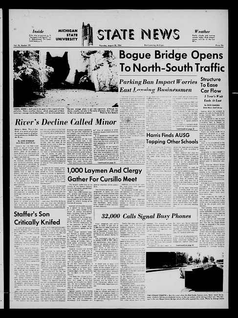 State news. (1964 August 20)