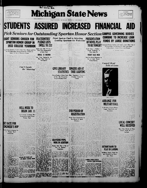 Michigan State news. (1932 December 15)