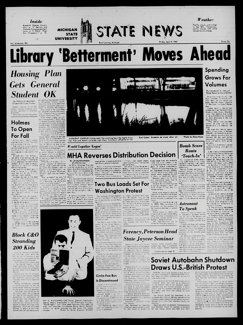 State news. (1965 April 9)