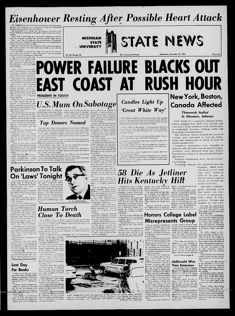 State news. (1965 November 10)