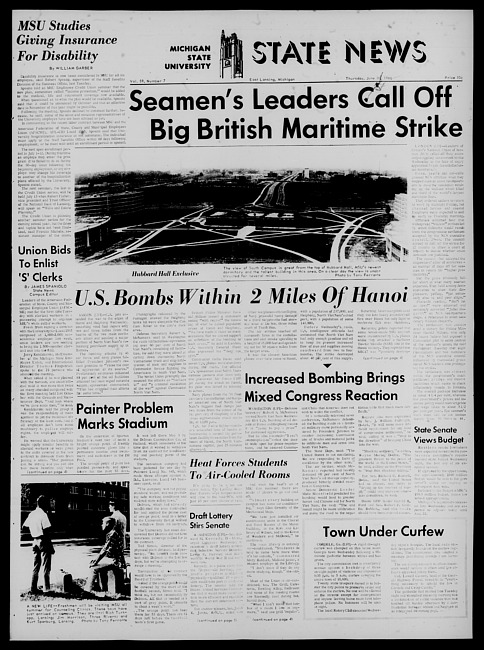 State news. (1966 June 30)