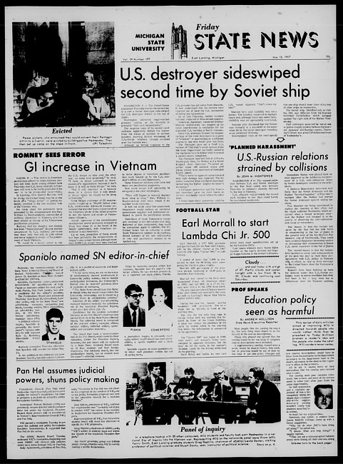 State news. (1967 May 12)