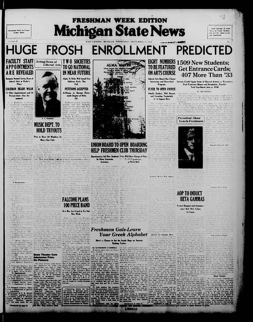 Michigan State news. (1934 September 19)