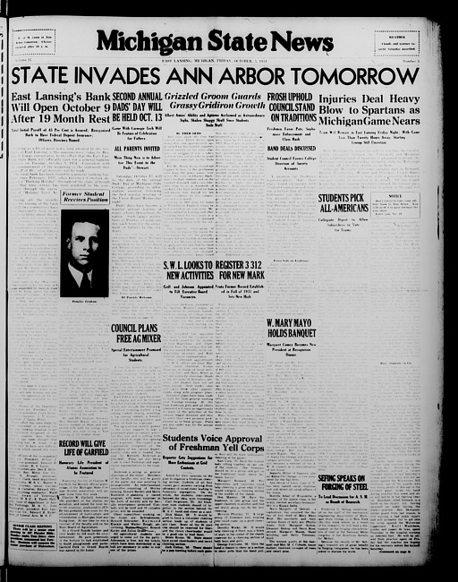 Michigan State news. (1934 October 5)