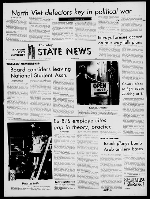 State news. (1968 December 5)