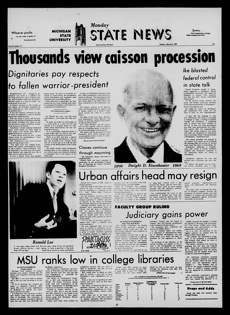 State news. (1969 March 31)