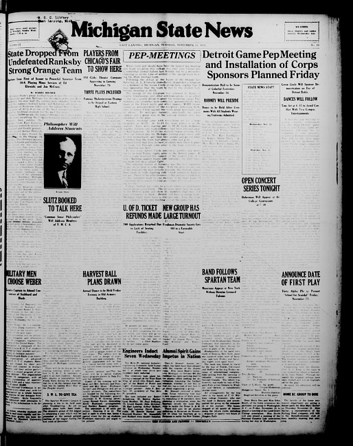 Michigan State news. (1934 November 13)