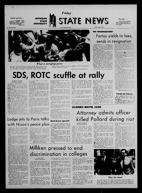 State news. (1969 May 16)