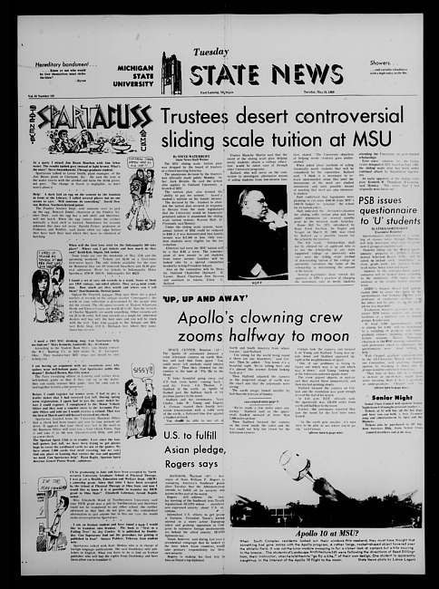 State news. (1969 May 20)