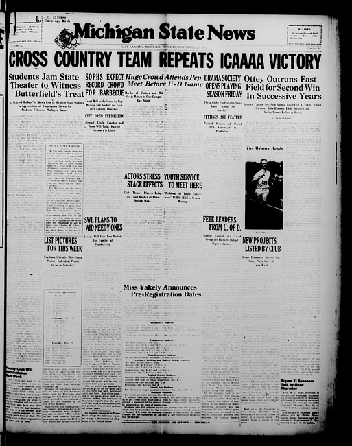 Michigan State news. (1934 November 20)