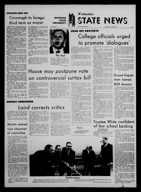 State news. (1969 June 25)