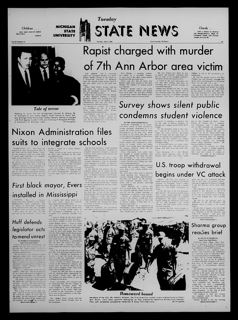 State news. (1969 July 8)