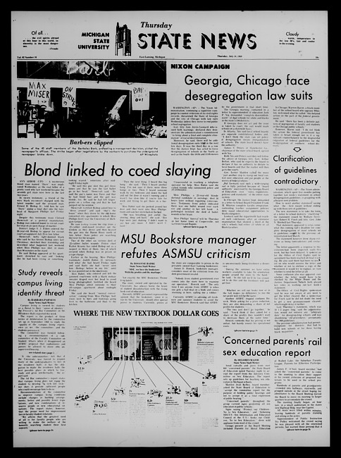 State news. (1969 July 10)