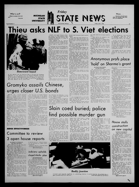 State news. (1969 July 11)