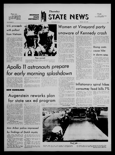 State news. (1969 July 24)