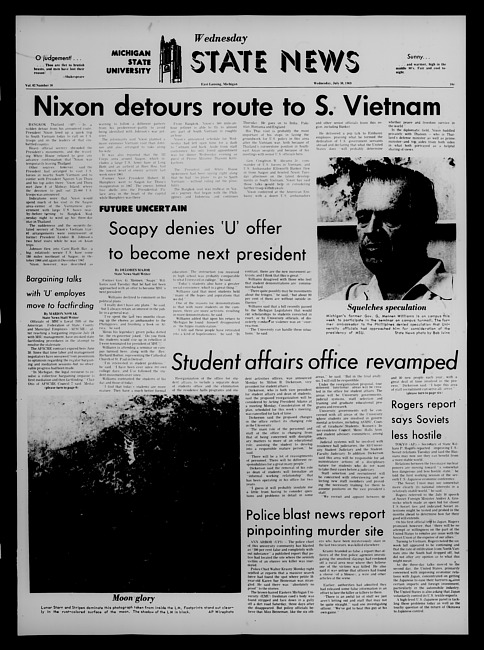 State news. (1969 July 30)