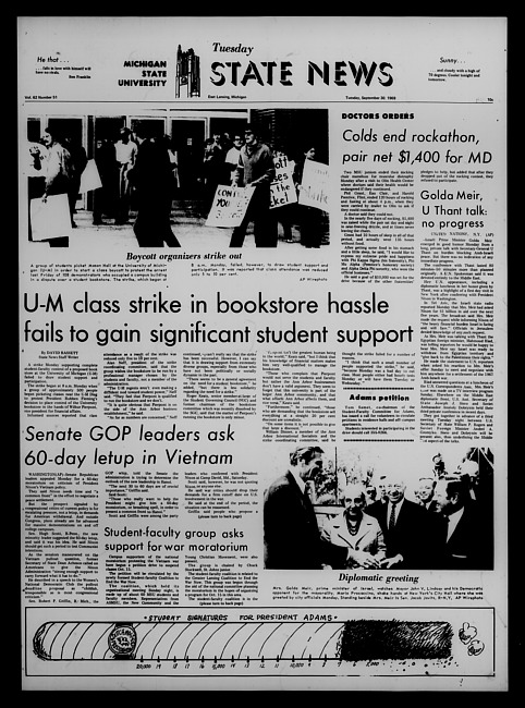 State news. (1969 September 30)