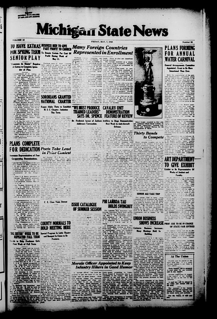 Michigan State news. (1926 May 7)