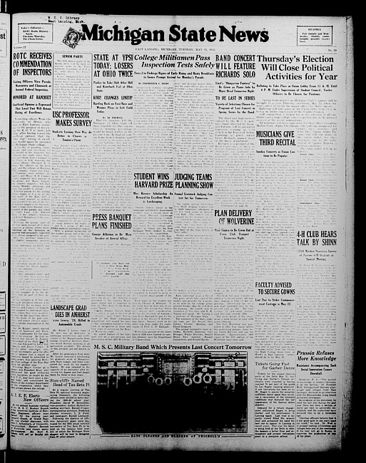 Michigan State news. (1935 May 21)