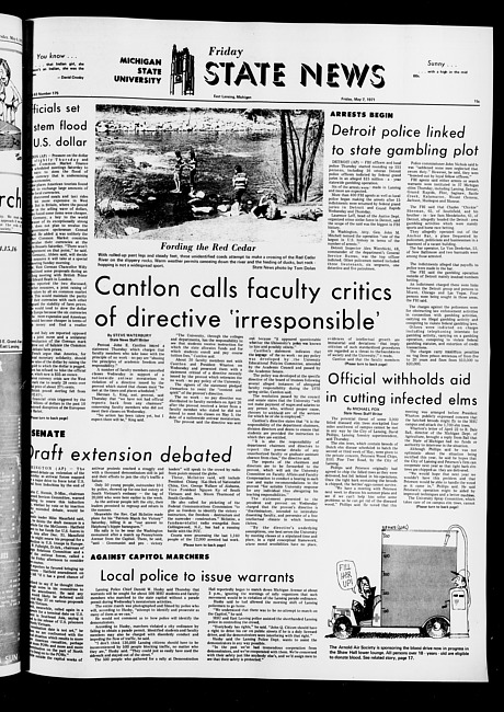 State news. (1971 May 7)