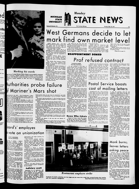 State news. (1971 May 10)