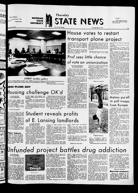 State news. (1971 May 13)