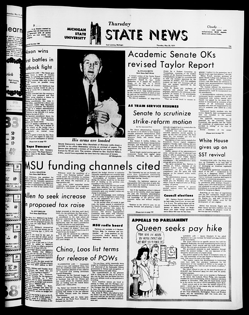 State news. (1971 May 20)