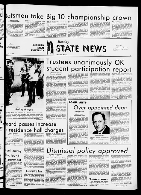 State news. (1971 May 24)