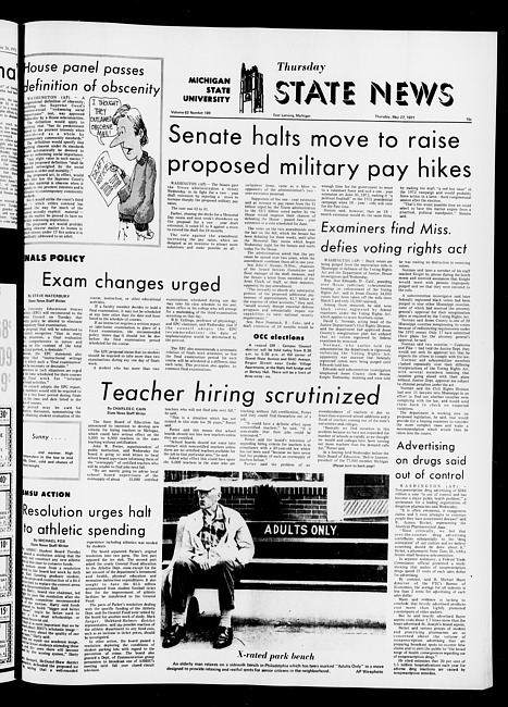 State news. (1971 May 27)