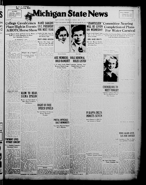 Michigan State news. (1935 May 31)