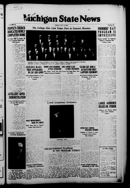 Michigan State news. (1926 May 14)