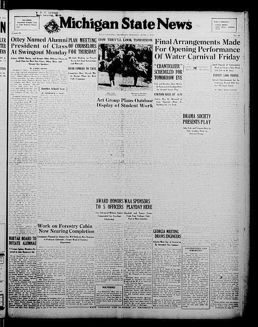 Michigan State news. (1935 June 4)