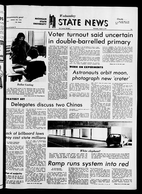 State news. (1971 August 4)