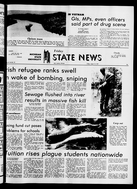 State news. (1971 August 13)