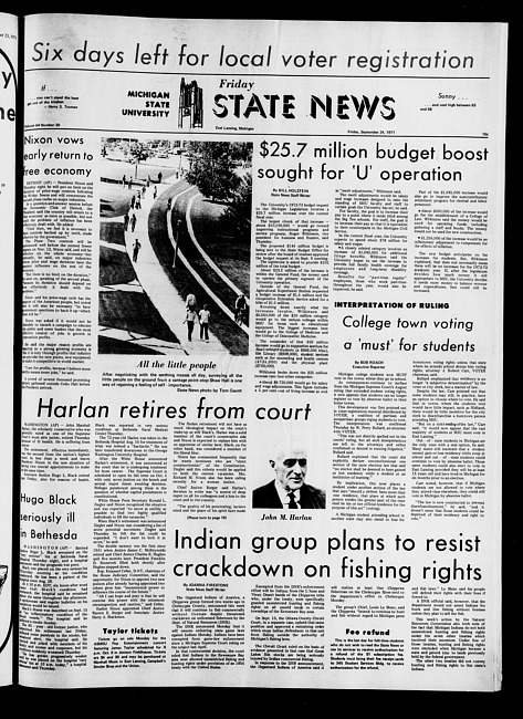 State news. (1971 September 24)