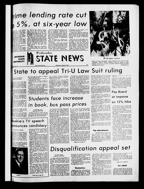 State news. (1972 January 5)