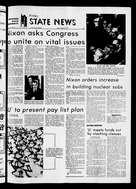 State news. (1972 January 21)
