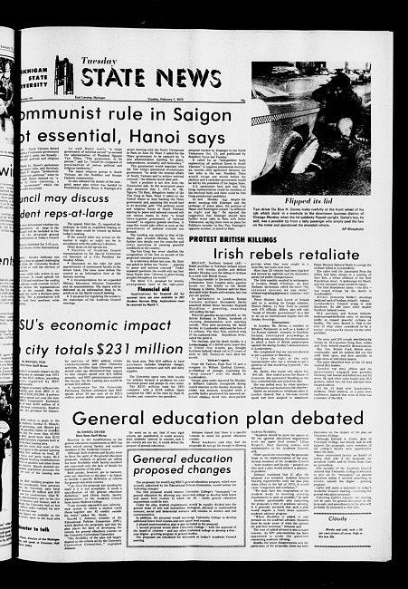 State news. (1972 February 1)