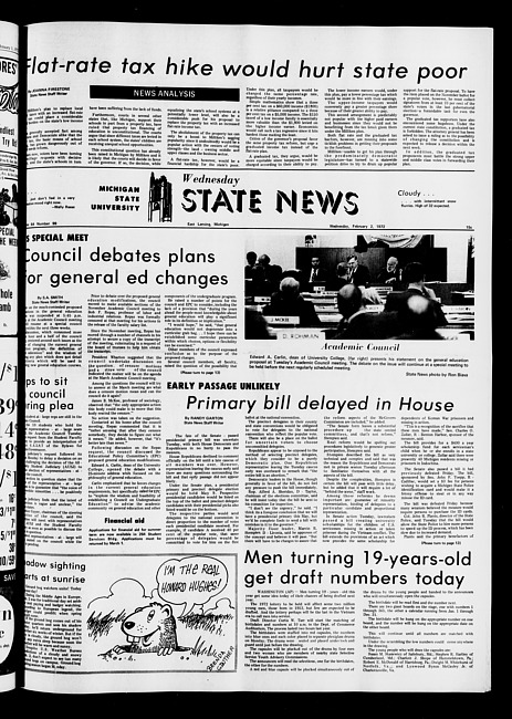 State news. (1972 February 2)