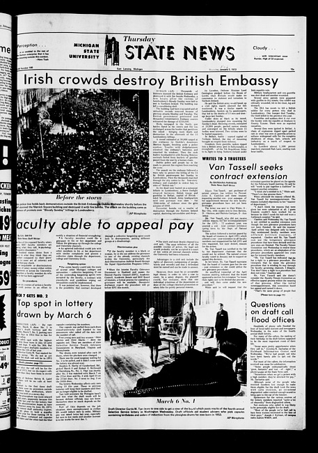 State news. (1972 February 3)