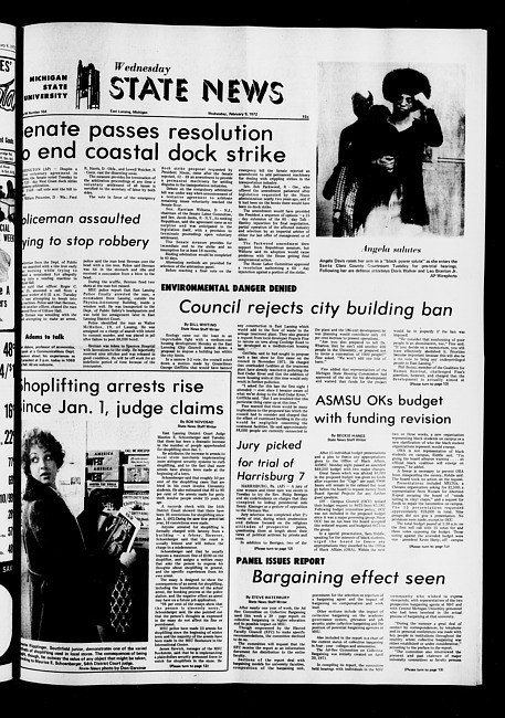 State news. (1972 February 9)