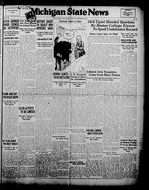 Michigan State news. (1935 October 22)