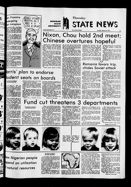 State news. (1972 February 24)