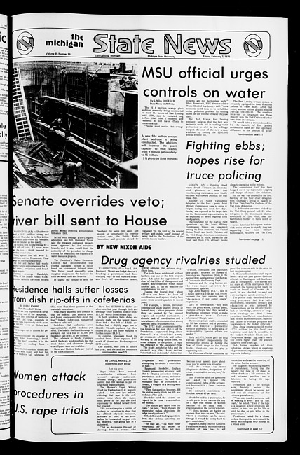 State news. (1973 February 2)