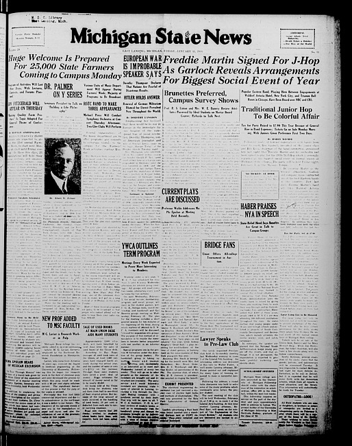 Michigan State news. (1936 January 31)