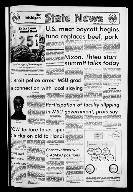 State news. (1973 April 2)