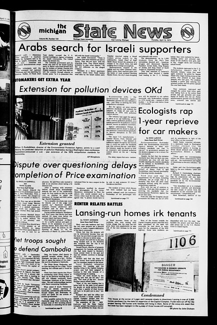 State news. (1973 April 12)