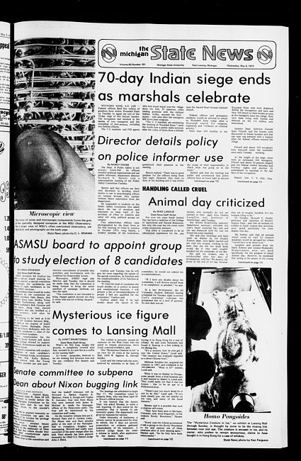 State news. (1973 May 9)