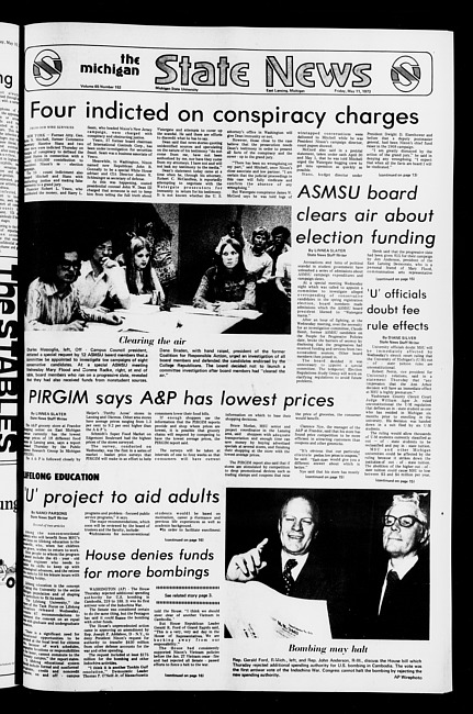 State news. (1973 May 11)